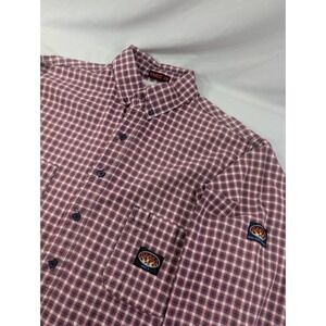 Rasco FR Shirt Mens 3XL Tall Red  Flame Resistant Plaid Workwear Button Down